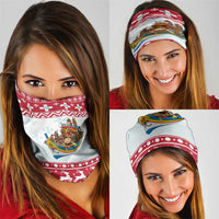 Malta Christmas Neck Gaiter Presepju Nativity Scene on Luzzu Boat - Wonder Print Shop