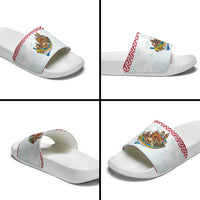 Malta Christmas Slide Sandals Presepju Nativity Scene on Luzzu Boat - Wonder Print Shop