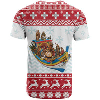 Malta Christmas T Shirt Presepju Nativity Scene on Luzzu Boat - Wonder Print Shop