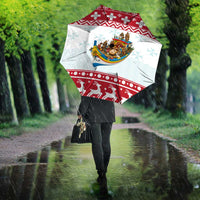 Malta Christmas Umbrella Presepju Nativity Scene on Luzzu Boat - Wonder Print Shop