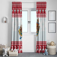 Malta Christmas Window Curtain Presepju Nativity Scene on Luzzu Boat - Wonder Print Shop