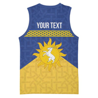 Personalized Merionethshire Wales Basketball Jersey Celtic Sun and Goat Design - Wonder Print Shop