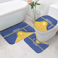 Personalized Merionethshire Wales Bathroom Set Celtic Sun and Goat Design - Wonder Print Shop