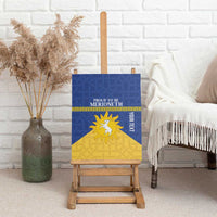 Personalized Merionethshire Wales Canvas Wall Art Celtic Sun and Goat Design - Wonder Print Shop