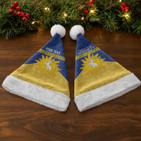 Personalized Merionethshire Wales Christmas Santa Hat Celtic Sun and Goat Design - Wonder Print Shop