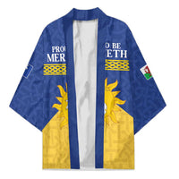 Personalized Merionethshire Wales Kimono Celtic Sun and Goat Design - Wonder Print Shop