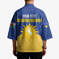 Personalized Merionethshire Wales Kimono Celtic Sun and Goat Design - Wonder Print Shop