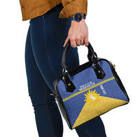 Personalized Merionethshire Wales Shoulder Handbag Celtic Sun and Goat Design - Wonder Print Shop