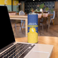 Personalized Merionethshire Wales Skinny Tumbler Celtic Sun and Goat Design - Wonder Print Shop