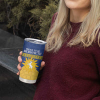 Personalized Merionethshire Wales Tumbler Cup Celtic Sun and Goat Design - Wonder Print Shop