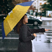 Personalized Merionethshire Wales Umbrella Celtic Sun and Goat Design - Wonder Print Shop