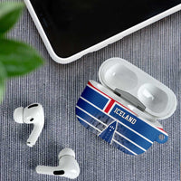 Iceland Hallgrimskirkja Church AirPods Case Icelandic Flag Design - Wonder Print Shop
