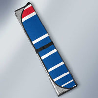 Iceland Hallgrimskirkja Church Auto Sun Shade Icelandic Flag Design - Wonder Print Shop