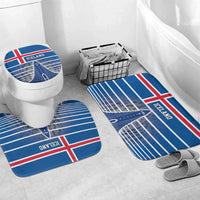 Iceland Hallgrimskirkja Church Bathroom Set Icelandic Flag Design - Wonder Print Shop