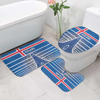 Iceland Hallgrimskirkja Church Bathroom Set Icelandic Flag Design - Wonder Print Shop