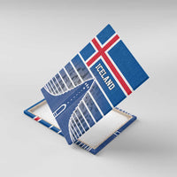 Iceland Hallgrimskirkja Church Canvas Wall Art Icelandic Flag Design - Wonder Print Shop