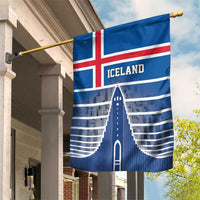 Iceland Hallgrimskirkja Church Garden Flag Icelandic Flag Design - Wonder Print Shop