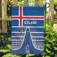 Iceland Hallgrimskirkja Church Garden Flag Icelandic Flag Design - Wonder Print Shop