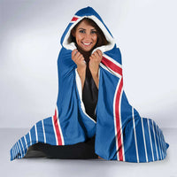 Iceland Hallgrimskirkja Church Hooded Blanket Icelandic Flag Design - Wonder Print Shop