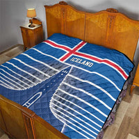 Iceland Hallgrimskirkja Church Quilt Icelandic Flag Design - Wonder Print Shop