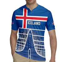 Iceland Hallgrimskirkja Church Rugby Jersey Icelandic Flag Design - Wonder Print Shop