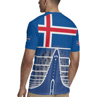 Iceland Hallgrimskirkja Church Rugby Jersey Icelandic Flag Design - Wonder Print Shop