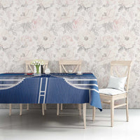 Iceland Hallgrimskirkja Church Tablecloth Icelandic Flag Design - Wonder Print Shop