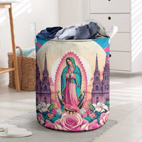 Our Lady of Guadalupe Laundry Basket Virgin Mary of Mexico - Wonder Print Shop