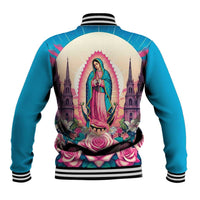 Our Lady of Guadalupe Baseball Jacket Virgin Mary of Mexico - Wonder Print Shop