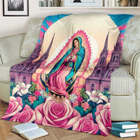 Our Lady of Guadalupe Blanket Virgin Mary of Mexico - Wonder Print Shop