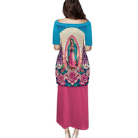 Our Lady of Guadalupe Family Matching Puletasi and Hawaiian Shirt Virgin Mary of Mexico - Wonder Print Shop
