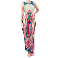 Our Lady of Guadalupe Family Matching Tank Maxi Dress and Hawaiian Shirt Virgin Mary of Mexico - Wonder Print Shop
