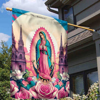 Our Lady of Guadalupe Garden Flag Virgin Mary of Mexico - Wonder Print Shop