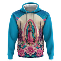 Our Lady of Guadalupe Hoodie Virgin Mary of Mexico - Wonder Print Shop