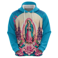 Our Lady of Guadalupe Hoodie Virgin Mary of Mexico - Wonder Print Shop