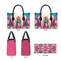 Our Lady of Guadalupe Leather Bag Virgin Mary of Mexico - Wonder Print Shop