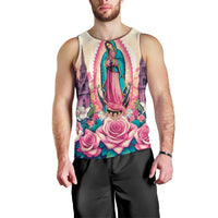 Our Lady of Guadalupe Men Tank Top Virgin Mary of Mexico - Wonder Print Shop