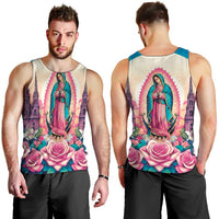 Our Lady of Guadalupe Men Tank Top Virgin Mary of Mexico - Wonder Print Shop