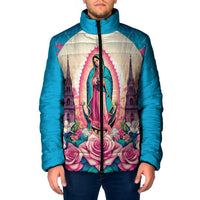 Our Lady of Guadalupe Padded Jacket Virgin Mary of Mexico - Wonder Print Shop