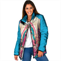 Our Lady of Guadalupe Padded Jacket Virgin Mary of Mexico - Wonder Print Shop