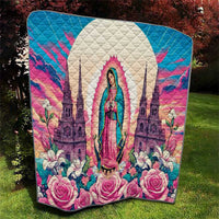 Our Lady of Guadalupe Quilt Virgin Mary of Mexico - Wonder Print Shop
