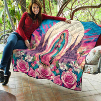 Our Lady of Guadalupe Quilt Virgin Mary of Mexico - Wonder Print Shop