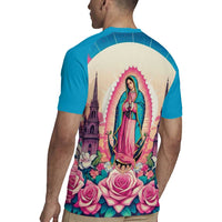 Our Lady of Guadalupe Rugby Jersey Virgin Mary of Mexico - Wonder Print Shop