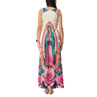 Our Lady of Guadalupe Tank Maxi Dress Virgin Mary of Mexico - Wonder Print Shop