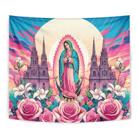 Our Lady of Guadalupe Tapestry Virgin Mary of Mexico - Wonder Print Shop
