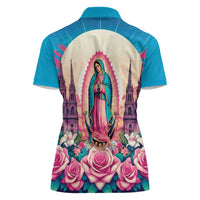 Our Lady of Guadalupe Women Polo Shirt Virgin Mary of Mexico - Wonder Print Shop