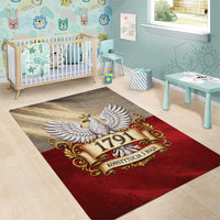 Poland Constitution Day 1791 Area Rug Polska Konstytucja 3 Maja Pride White Eagle