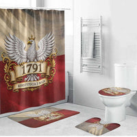 Poland Constitution Day 1791 Bathroom Set Polska Konstytucja 3 Maja Pride White Eagle