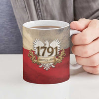 Poland Constitution Day 1791 Ceramic Mug Polska Konstytucja 3 Maja Pride White Eagle