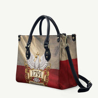 Poland Constitution Day 1791 Leather Bag Polska Konstytucja 3 Maja Pride White Eagle